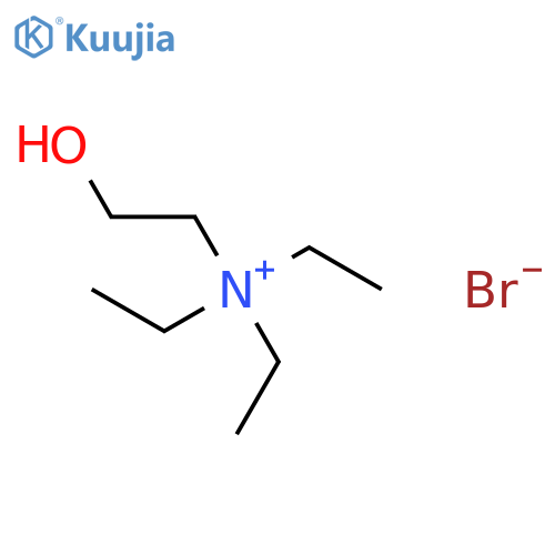 Ethanaminium, N,N,N-triethyl-2-hydroxy-, bromide structure