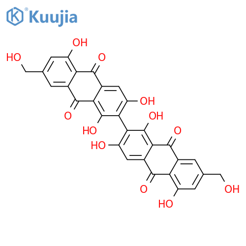 1,1',3,3',5,5'-Hexahydroxy-7,7'-dimethyl-2,2'-bianthraquinone; 1'',1'''-Dihydroxy structure