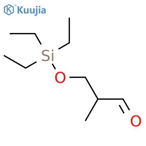 Propanal, 2-methyl-3-[(triethylsilyl)oxy]- structure