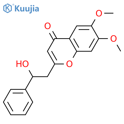 6,7-Dihydroxy-2-(2-hydroxy-2-phenylethyl)-4H-1-benzopyran-4-one; (R)-form, 6,7-Di-Me ether structure