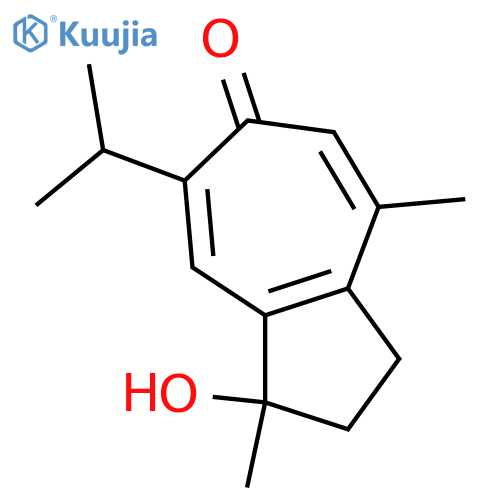 4-Hydroxy-1(5),6,9-guaiatrien-8-one; 4β-form structure