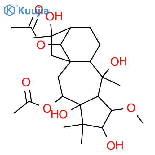 2,3,5,6,10,14,16-Grayanotoxaneheptol; (1α,2α,3β,5β,6β,9β,10α,14β,16α)-form, 2-Me ether, 6,14-di-Ac structure