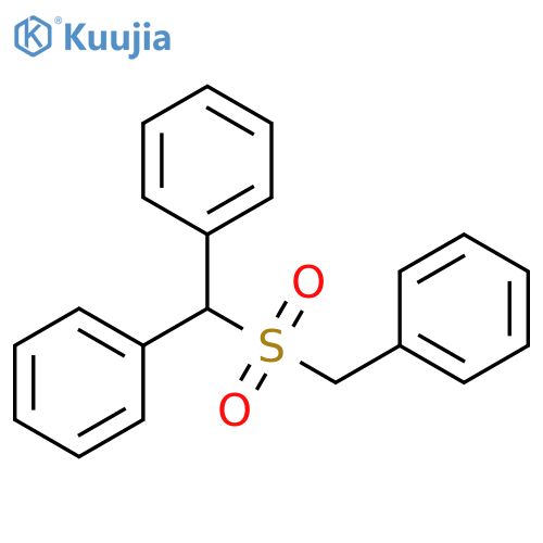 Benzene, 1,1'-[[(phenylmethyl)sulfonyl]methylene]bis- structure