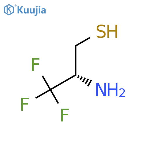 (2R)-2-amino-3,3,3-trifluoropropane-1-thiol structure