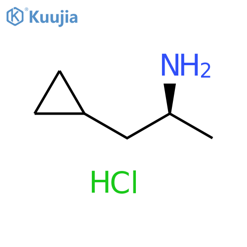 (2S)-1-cyclopropylpropan-2-amine hydrochloride structure