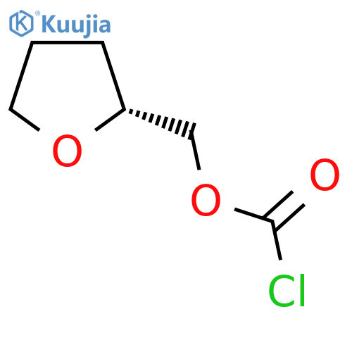 (2R)-oxolan-2-ylmethyl chloroformate structure