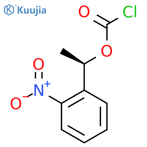 (1R)-1-(2-nitrophenyl)ethyl chloroformate structure