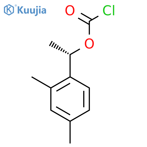 (1S)-1-(2,4-dimethylphenyl)ethyl chloroformate structure