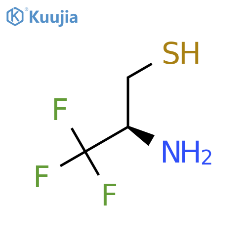 (2S)-2-amino-3,3,3-trifluoropropane-1-thiol structure