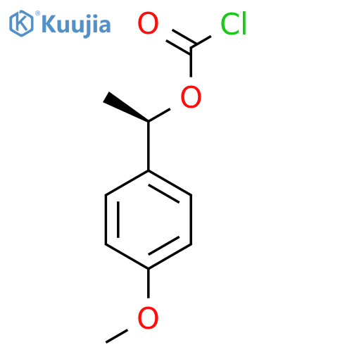 (1R)-1-(4-methoxyphenyl)ethyl chloroformate structure