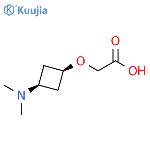 2-(1s,3s)-3-(dimethylamino)cyclobutoxyacetic acid structure
