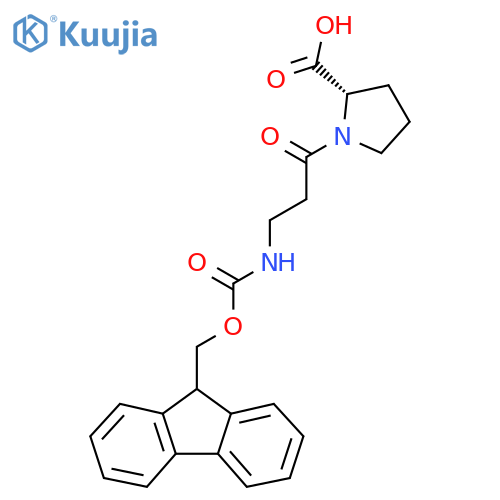 Fmoc-β-Ala-Pro-OH structure