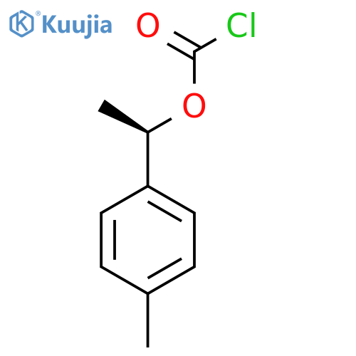 (1R)-1-(4-methylphenyl)ethyl chloroformate structure