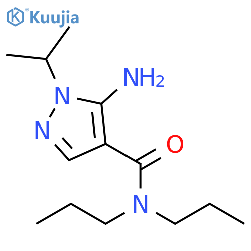 5-amino-1-isopropyl-N,N-dipropyl-1H-pyrazole-4-carboxamide structure