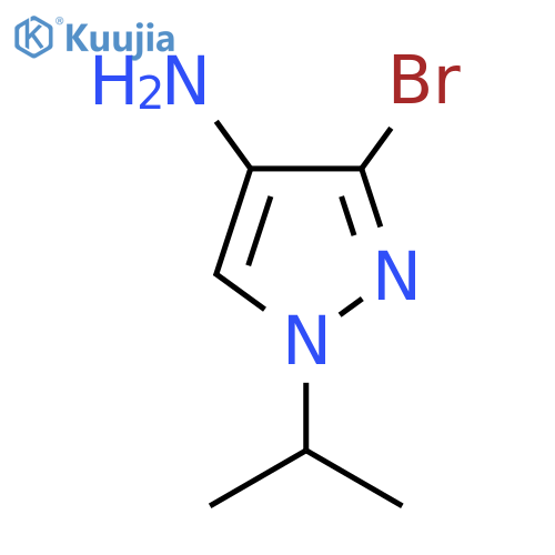 3-bromo-1-(propan-2-yl)-1H-pyrazol-4-amine structure