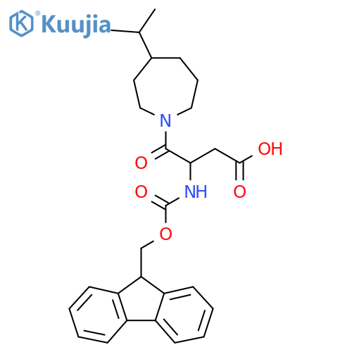 3-({(9H-fluoren-9-yl)methoxycarbonyl}amino)-4-oxo-4-4-(propan-2-yl)azepan-1-ylbutanoic acid structure