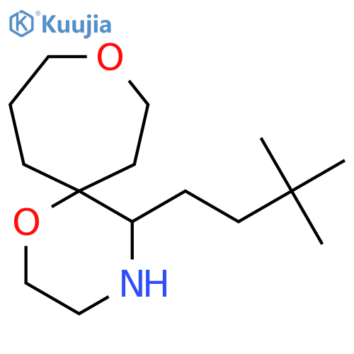 5-(3,3-dimethylbutyl)-1,9-dioxa-4-azaspiro5.6dodecane structure
