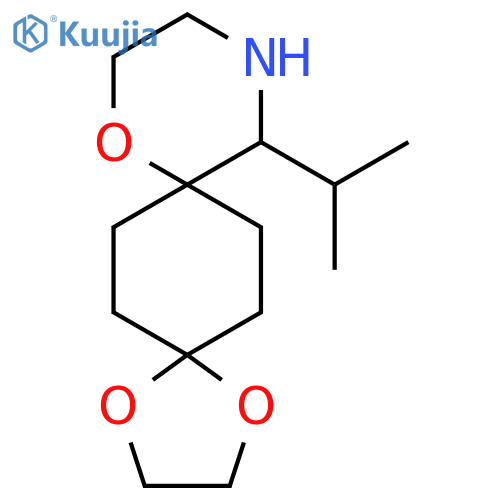 13-(propan-2-yl)-1,4,9-trioxa-12-azadispiro4.2.5^{8}.2^{5}pentadecane structure