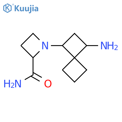 1-{3-aminospiro3.3heptan-1-yl}azetidine-2-carboxamide structure