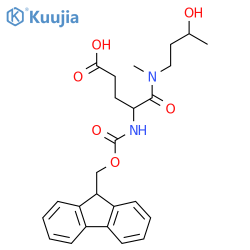 4-({(9H-fluoren-9-yl)methoxycarbonyl}amino)-4-(3-hydroxybutyl)(methyl)carbamoylbutanoic acid structure