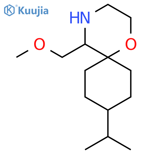 5-(methoxymethyl)-9-(propan-2-yl)-1-oxa-4-azaspiro5.5undecane structure