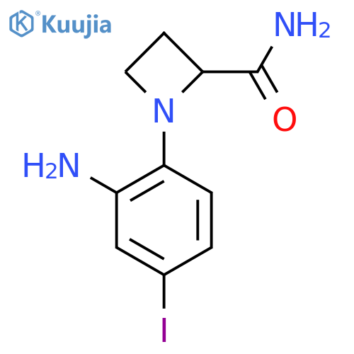 1-(2-amino-4-iodophenyl)azetidine-2-carboxamide structure