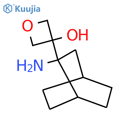 3-{2-aminobicyclo2.2.2octan-2-yl}oxetan-3-ol structure
