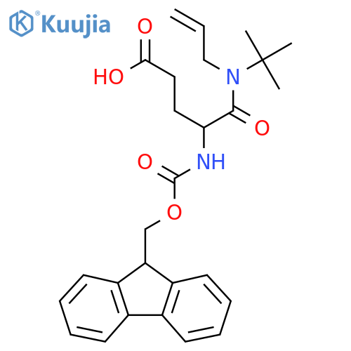 4-tert-butyl(prop-2-en-1-yl)carbamoyl-4-({(9H-fluoren-9-yl)methoxycarbonyl}amino)butanoic acid structure