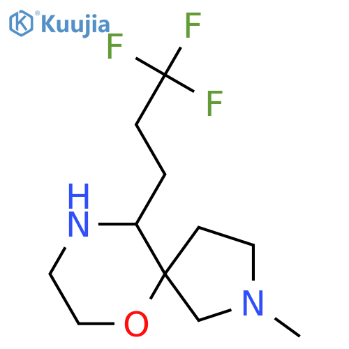 2-methyl-10-(3,3,3-trifluoropropyl)-6-oxa-2,9-diazaspiro4.5decane structure