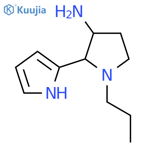 1-propyl-2-(1H-pyrrol-2-yl)pyrrolidin-3-amine structure