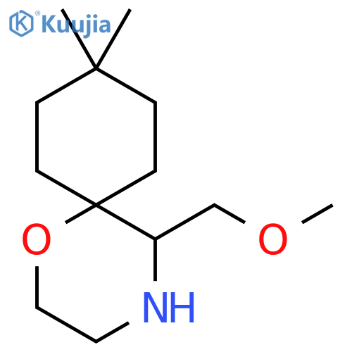 5-(methoxymethyl)-9,9-dimethyl-1-oxa-4-azaspiro5.5undecane structure