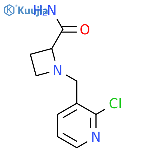 1-(2-chloropyridin-3-yl)methylazetidine-2-carboxamide structure