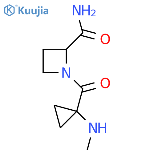 1-1-(methylamino)cyclopropanecarbonylazetidine-2-carboxamide structure