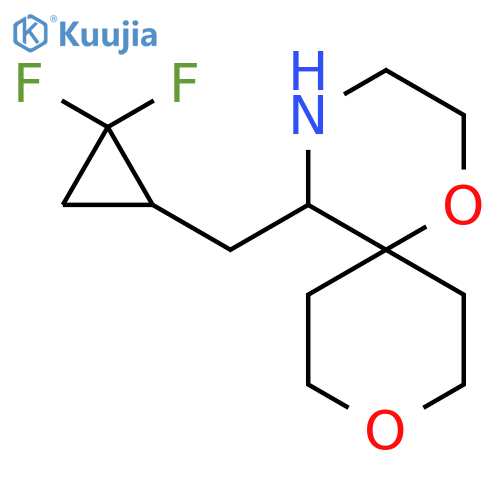 5-(2,2-difluorocyclopropyl)methyl-1,9-dioxa-4-azaspiro5.5undecane structure