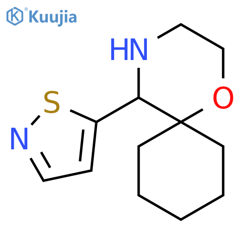 5-(1,2-thiazol-5-yl)-1-oxa-4-azaspiro5.5undecane structure