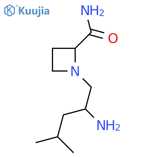 1-(2-amino-4-methylpentyl)azetidine-2-carboxamide structure