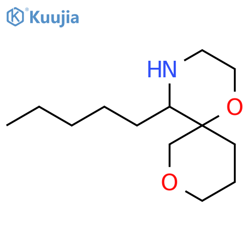 5-pentyl-1,8-dioxa-4-azaspiro5.5undecane structure