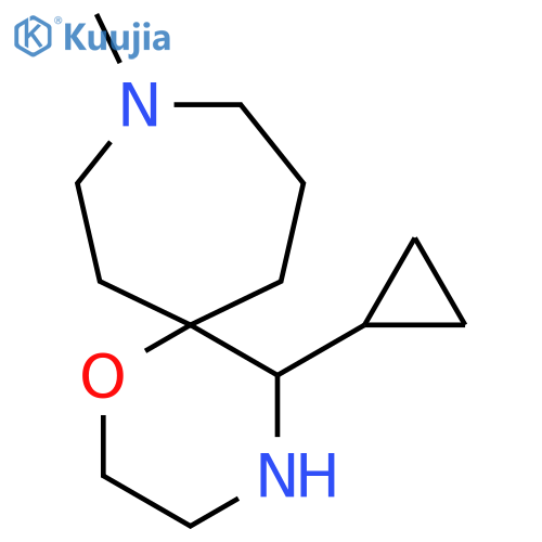 5-cyclopropyl-9-methyl-1-oxa-4,9-diazaspiro5.6dodecane structure