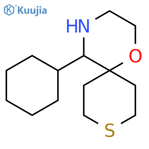 5-cyclohexyl-1-oxa-9-thia-4-azaspiro5.5undecane structure