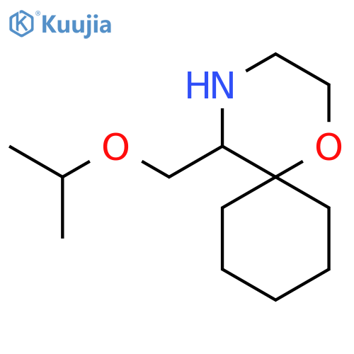 5-(propan-2-yloxy)methyl-1-oxa-4-azaspiro5.5undecane structure