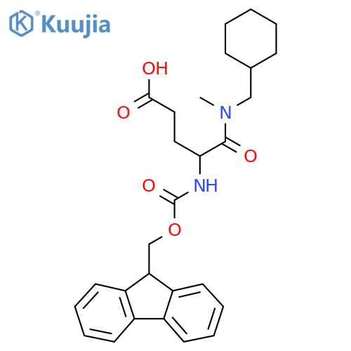 4-(cyclohexylmethyl)(methyl)carbamoyl-4-({(9H-fluoren-9-yl)methoxycarbonyl}amino)butanoic acid structure