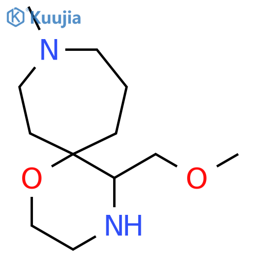 5-(methoxymethyl)-9-methyl-1-oxa-4,9-diazaspiro5.6dodecane structure