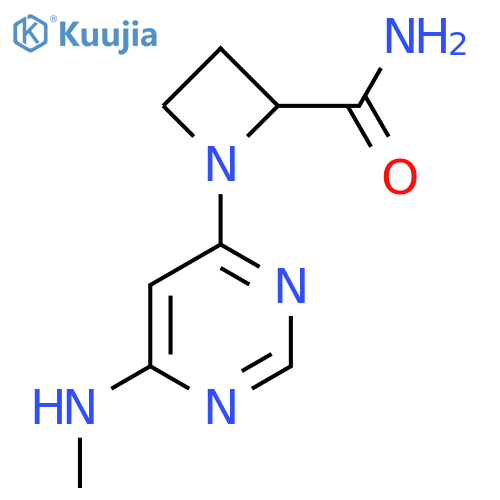 1-6-(methylamino)pyrimidin-4-ylazetidine-2-carboxamide structure