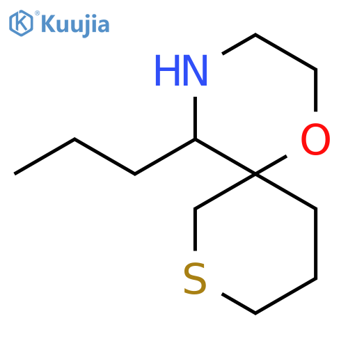 5-propyl-1-oxa-8-thia-4-azaspiro5.5undecane structure