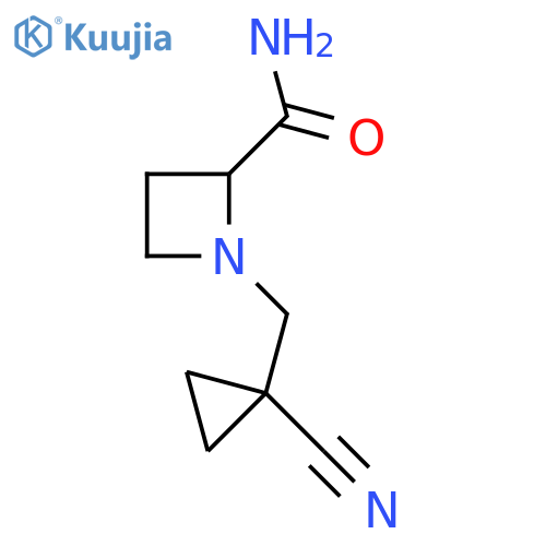 1-(1-cyanocyclopropyl)methylazetidine-2-carboxamide structure