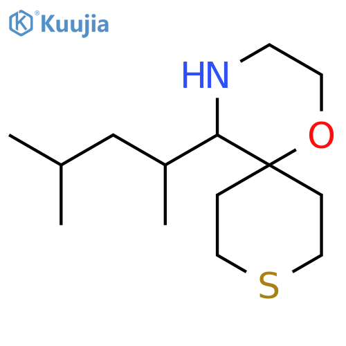 5-(4-methylpentan-2-yl)-1-oxa-9-thia-4-azaspiro5.5undecane structure