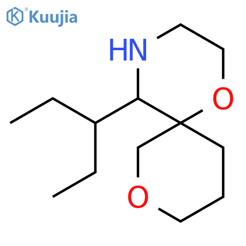 5-(pentan-3-yl)-1,8-dioxa-4-azaspiro5.5undecane structure