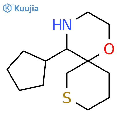 5-cyclopentyl-1-oxa-8-thia-4-azaspiro5.5undecane structure