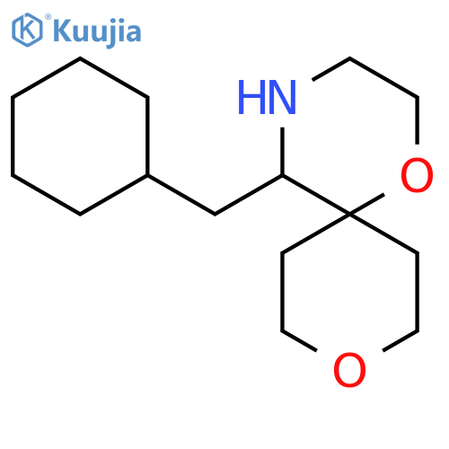 5-(cyclohexylmethyl)-1,9-dioxa-4-azaspiro5.5undecane structure