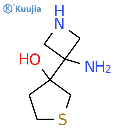 3-(3-aminoazetidin-3-yl)thiolan-3-ol structure
